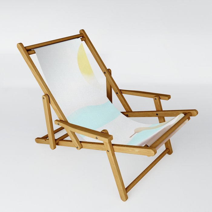 Sandpiper, Blue Waves and the California Sun Sling Chair