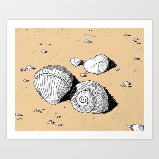 Beach Art Print
