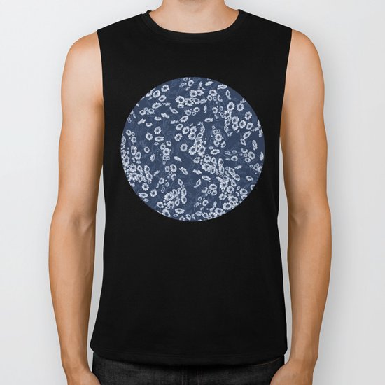 Daisy Dream Navy Biker Tank