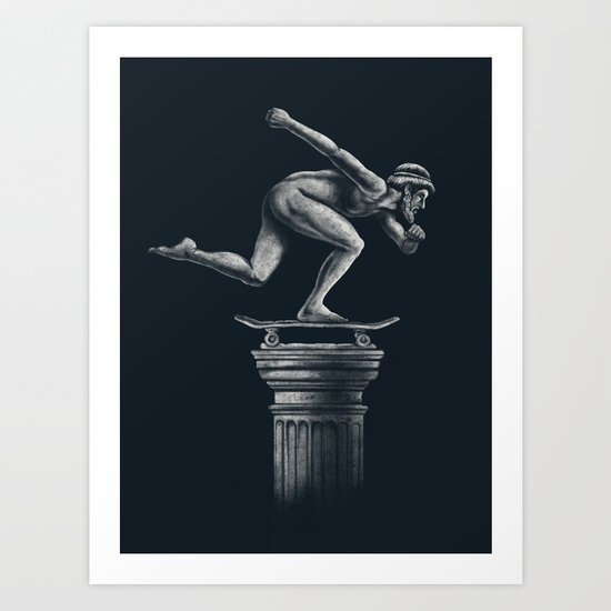 The Skater Art Print