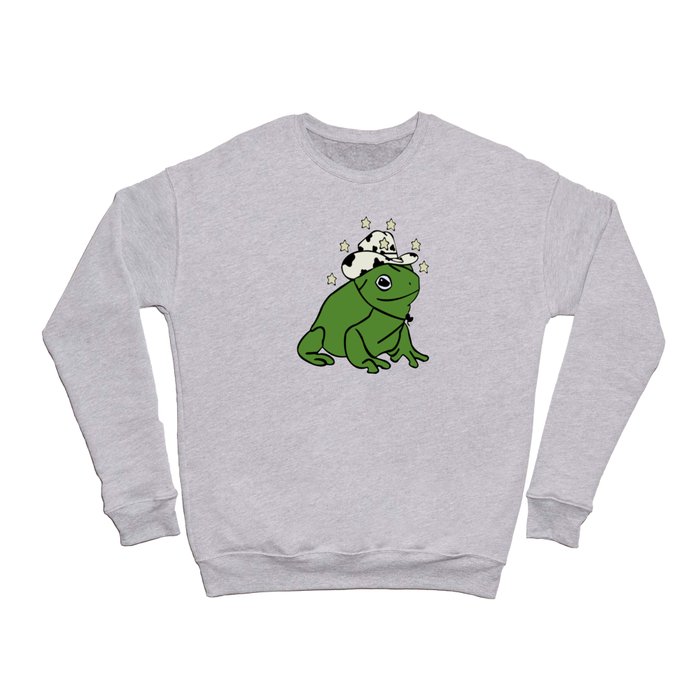 Frog With A Cowboy Hat Crewneck Sweatshirt