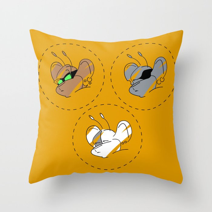BMFM (orange version) Throw Pillow