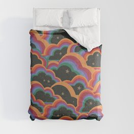 Rainbow Cloud Pattern  Comforter