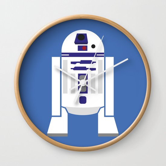 Star Wars Minimalism - R2D2 Wall Clock