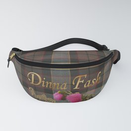 Dinna Fash (Outlander) Fanny Pack | Tartan, Scotish, Scotland, Design, Thistle, Digital, Outlander, Graphicdesign, Celtic 