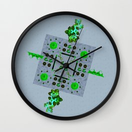 Breast Cancer Survivor Kaleidoscope Art Wall Clock