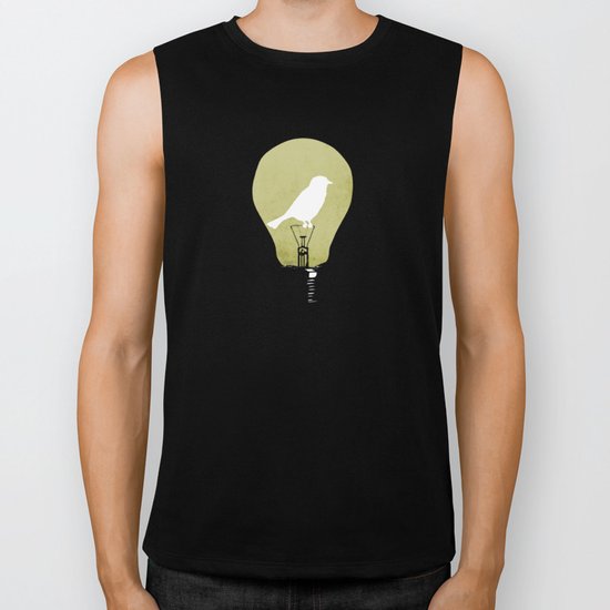 ideas take flight Biker Tank