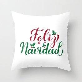 Feliz Navidad Throw Pillows For Any Room Or Decor Style Society6