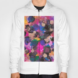 Multi-Coloured Abstract Alcohol Ink Painting - LaurensColour Hoody