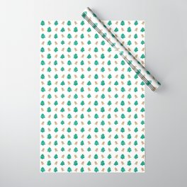 Gingerbread & Christmas Trees Wrapping Paper