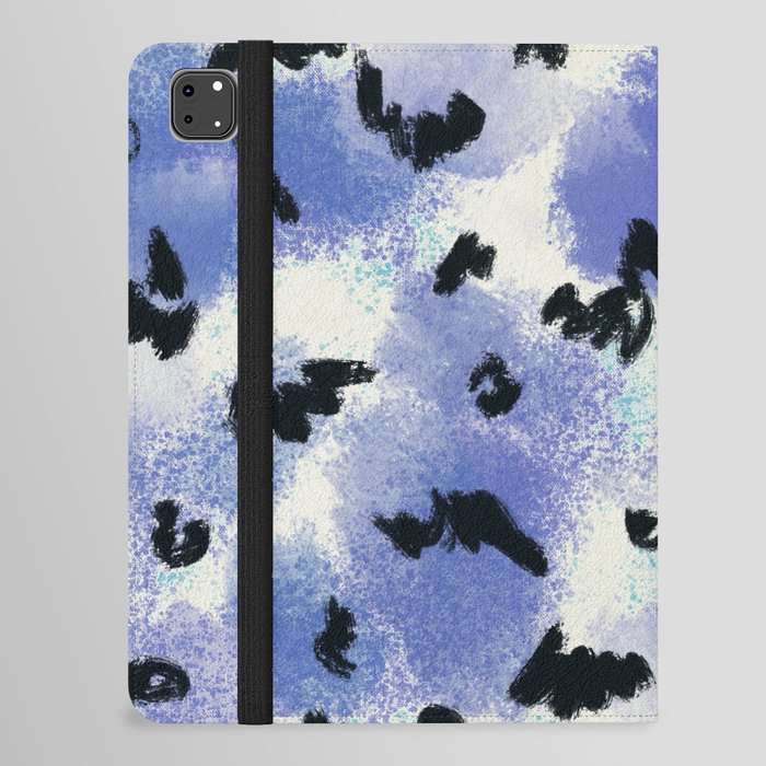 Blue watercolor pattern iPad Folio Case
