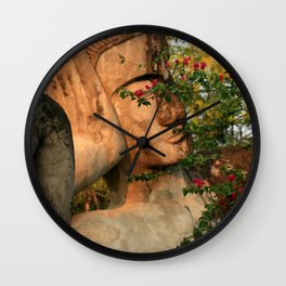 Zen Buddha Sleeping Wall Clock