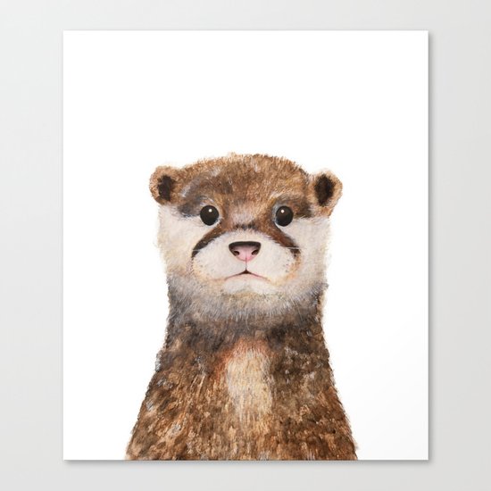 Little Otter Canvas Print