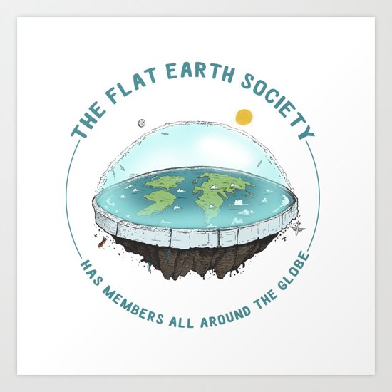 flat earth society has members around the globe