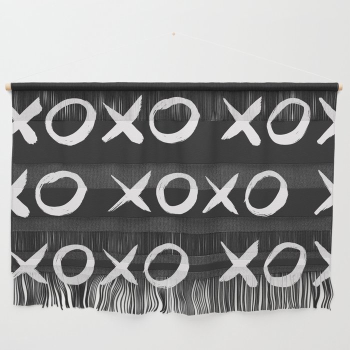 XOXO Hugs Kisses Pattern Wall Hanging