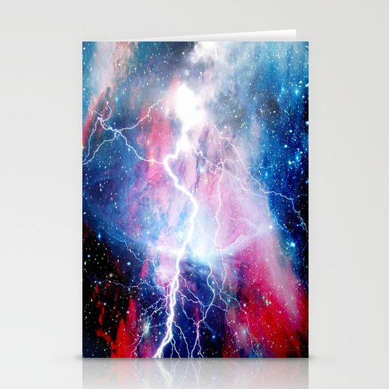 Starred Lightning Stationery Cards