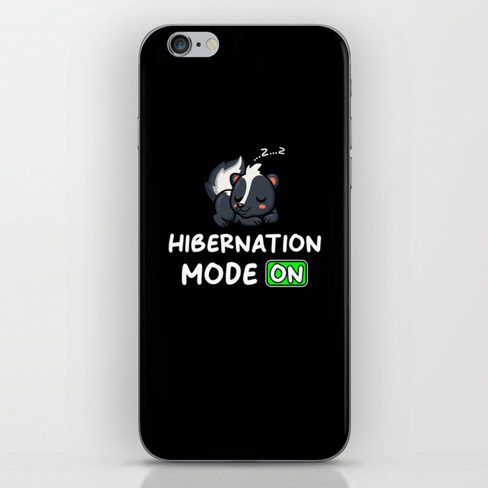 Hibernate Mode On With Skunk iPhone Skin