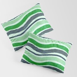 Green Wave Pillow Sham