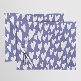 Valentines day hearts explosion - very peri Placemat