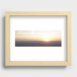 Sunset Horizon Recessed Framed Print