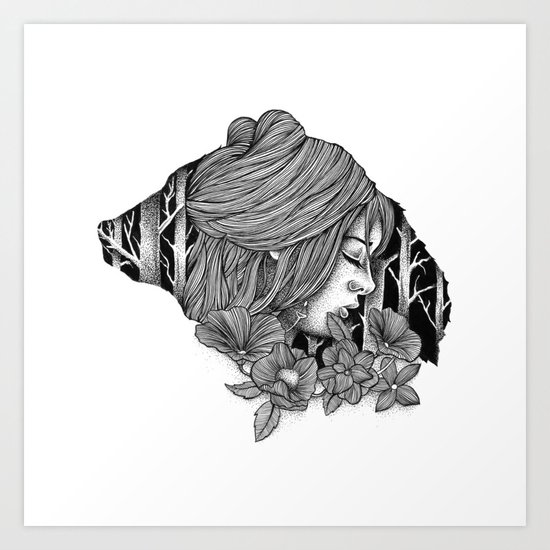 SECRET GARDEN Art Print