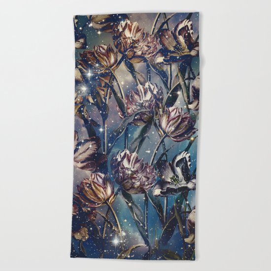 NIGHT FOREST XI Beach Towel