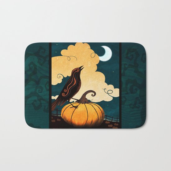 Halloween Is In The Air Bath Mat