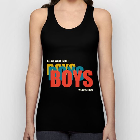 Boys Boys Boys Unisex Tank Top