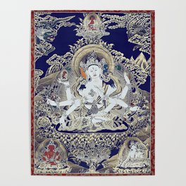 Usnisavijaya Buddhist Thangka Namgyalma Poster