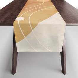 Abstract Woman Portrait 2 Table Runner
