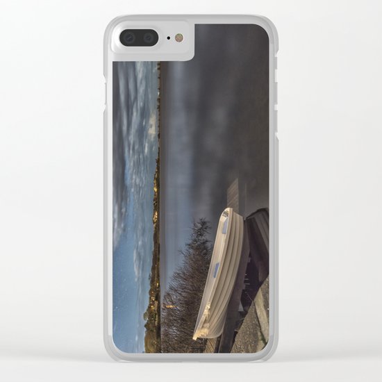 Calm Night Clear iPhone Case