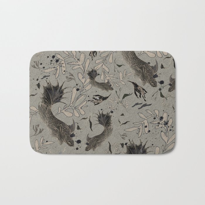 Lost. It's where she feels at ease. Bath Mat