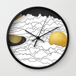 Mono Moonscape Wall Clock