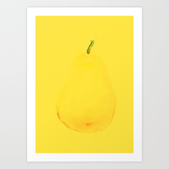 Pear Art Print