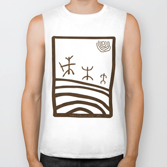 Ethnic 3 Canary Islands Biker Tank