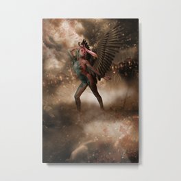 Nikea Metal Print | 300, Photo, Black And White, Digital, Angel, Qngel, Film, Godess, Digital Manipulation, Sexy 
