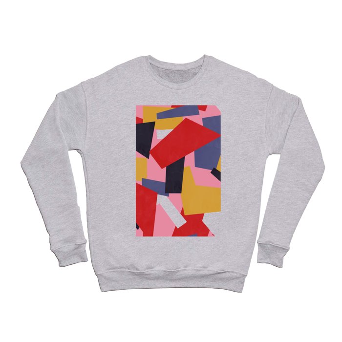 Modern Scandi Square Shapes Crewneck Sweatshirt