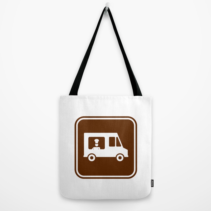 Urban Pictogram Restaurant Tote Bag By Consolidatedstudios