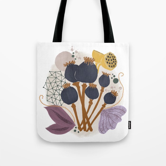 Fall Fl Bouquet Tote Bag By Birdsongprints