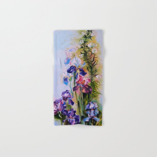 Irises Hand & Bath Towel