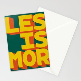 LES IS MOR Stationery Cards