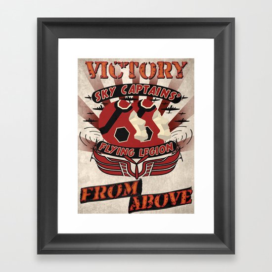 Flying Legion Framed Art Print