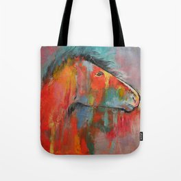 Red Horse Tote Bag