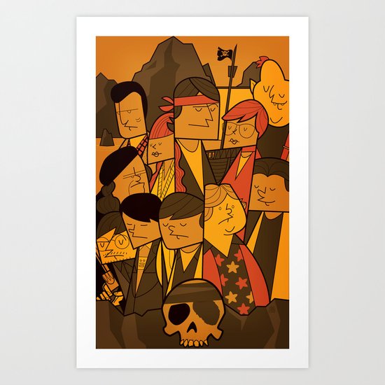 The Goonies (variant aspect ratio) Art Print