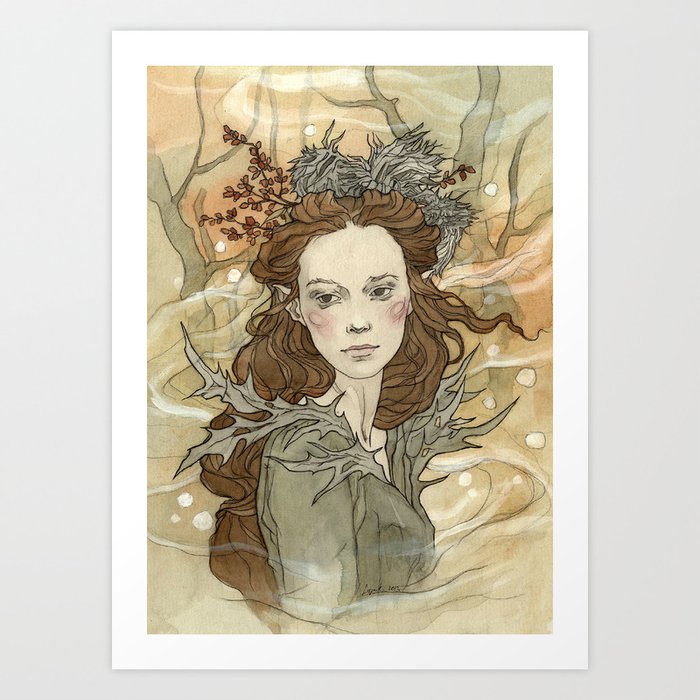 Autumn wind Art Print by Liga Klavina | Society6