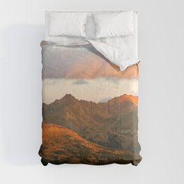 Alpine Sunrise Panorama Comforter