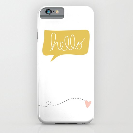 Hello Gorgeous White iPhone & iPod Case
