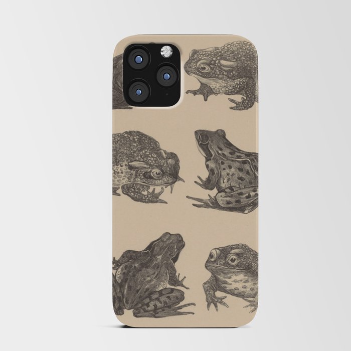 Naturalist Frogs iPhone Card Case