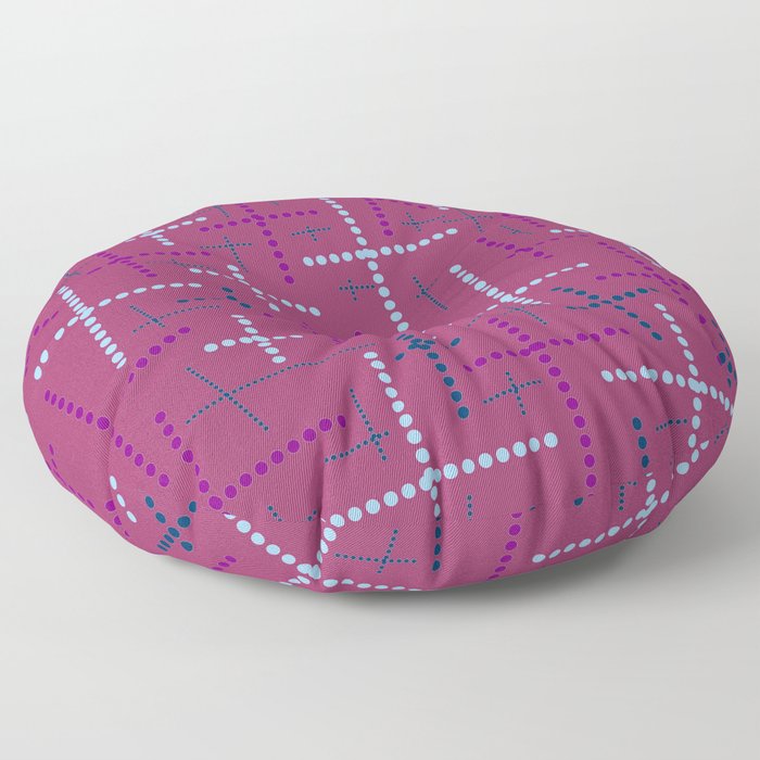 Croisement violet2 Floor Pillow