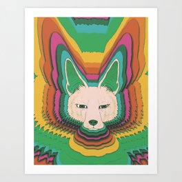 Fannec Fox Art Print